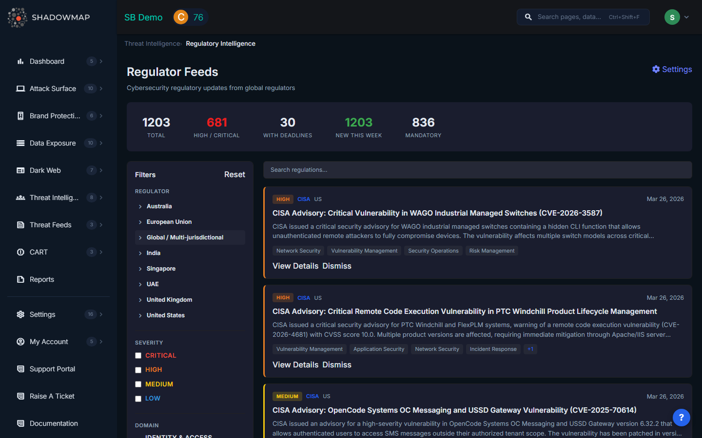 Regulatory Intelligence